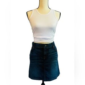 Loft Denim Mini Skirt Size 8